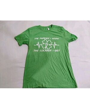 Bella Canvas Green Tee with Motivational Design